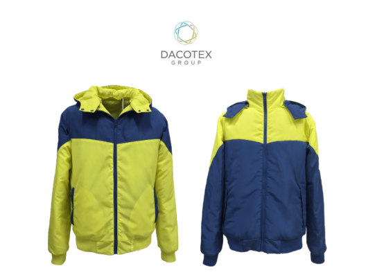 reversible long sleeve jacket industrial work uniform